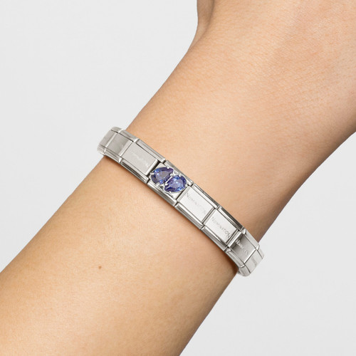 Nomination Composable Classic Charm | Silver | Blue Double Drops