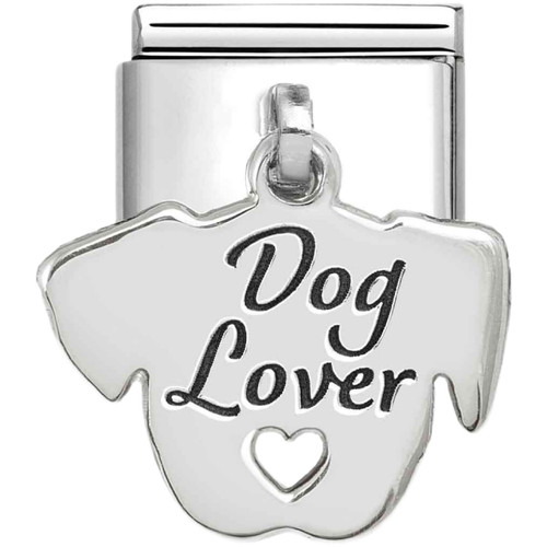 Nomination Composable Classic Charm | Silver | Dog Lover Face
