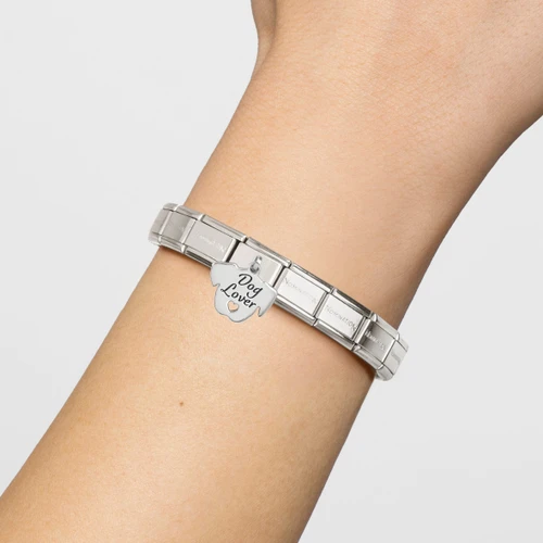 Nomination Composable Classic Charm | Silver | Dog Lover Face