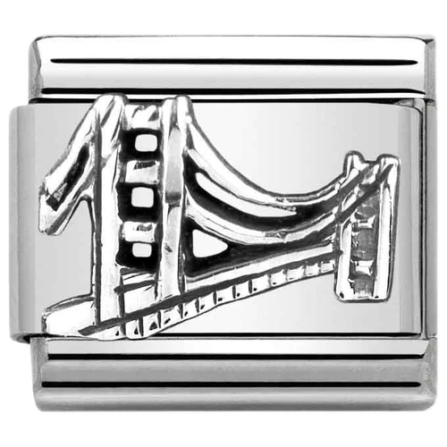 Nomination Composable Classic Charm | Silver | Golden Gate Bridge