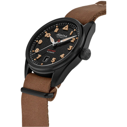 Alpina Startimer Pilot Watch | 40mm | Swiss Automatic | Black