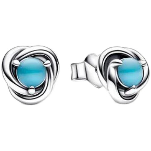 Pandora December Birthstone Eternity Circle Stud Earrings | Sterling Silver | DV 292335C02 | 292335C02