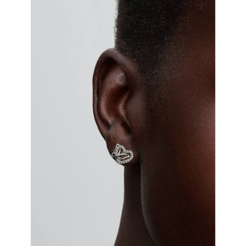Pandora Heart and Butterfly Stud Earrings with Zirconia | Sterling Silver | DV 294476C01 | 294476C01