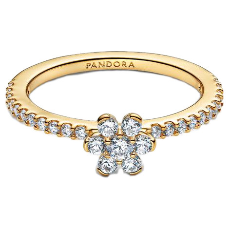 Pandora Flower Ring | 14k Gold-Plated | DV 164499C01-56 | 164499C01-56