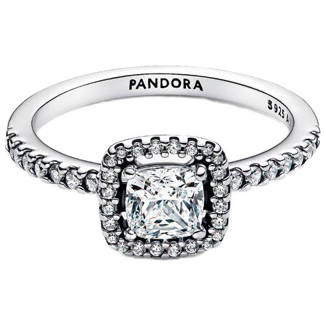 Pandora Ring with Clear Cubic Zirconia | Sterling Silver | DV 193555C02-54 | 193555C02-54
