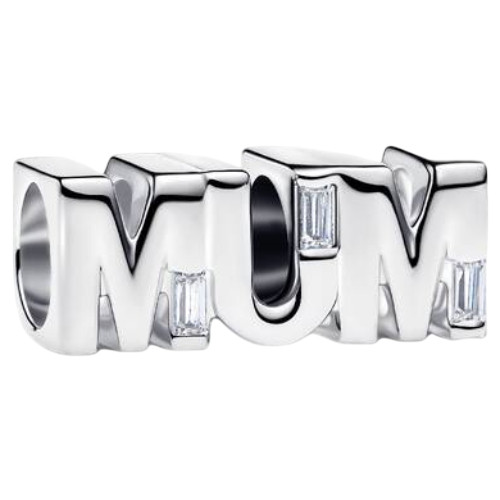 Pandora Mum Charm with Zirconia | Sterling Silver | DV 794455C01 | 794455C01
