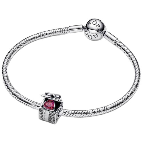 Pandora Sparkling Gift Box Charm | Sterling Silver | DV 793603C01 | 793603C01