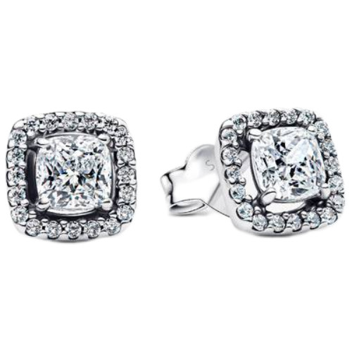 Pandora Stud Earrings with Clear Cubic Zirconia | Sterling Silver | DV 293551C02 | 293551C02