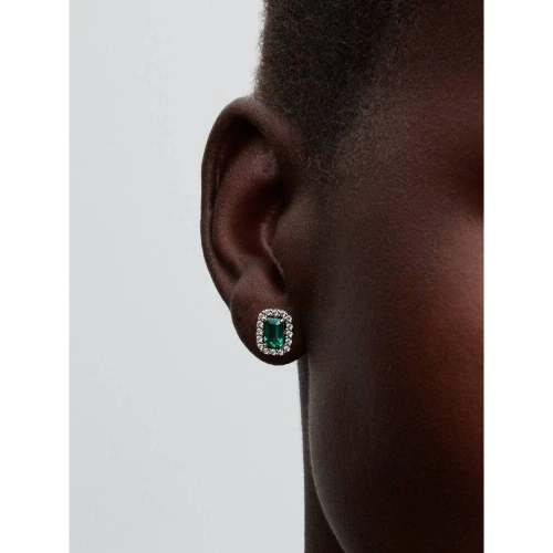 Pandora Stud Earrings with Royal Green Crystal Zirconia | Sterling Silver | DV 294501C01 | 294501C01