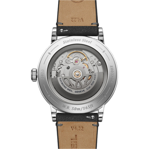Raymond Weil Millesime Watch | Small Seconds | 39mm | Swiss Mechanical | Tuxedo Dial