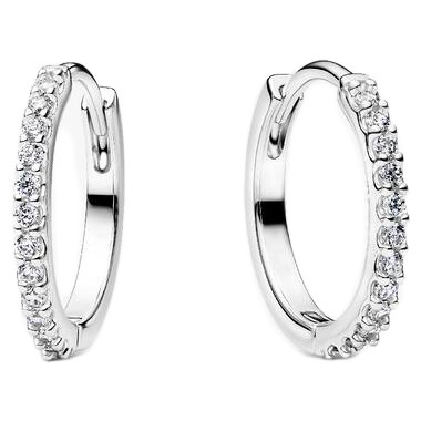 Pandora Sparkling Mini Hoop Earrings | Sterling Silver | 294649C01