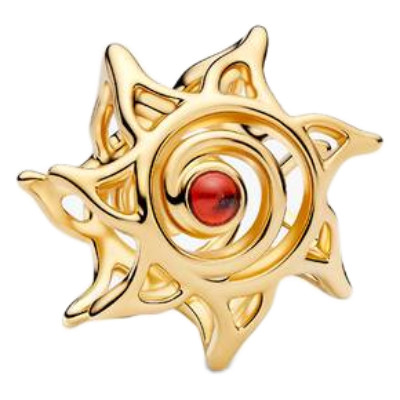 Pandora Sun Openwork Charm | 14k Gold-Plated | 764625C01