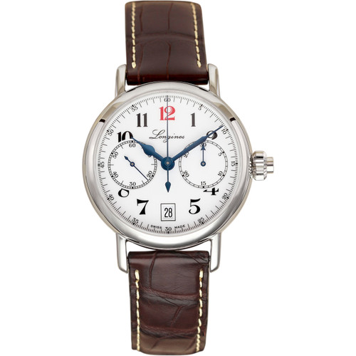 Pre-Owned Longines Heritage Monopusher Chronograph Watch | 180th Anniversary | 40mm | Swiss Automatic | White