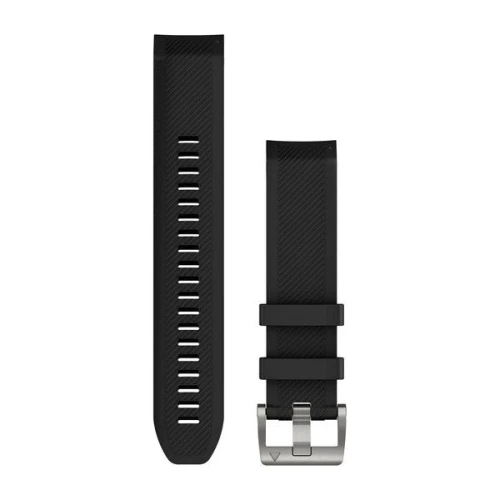 Garmin QuickFit 22mm Watch Band | Silicone | Black | MARQ