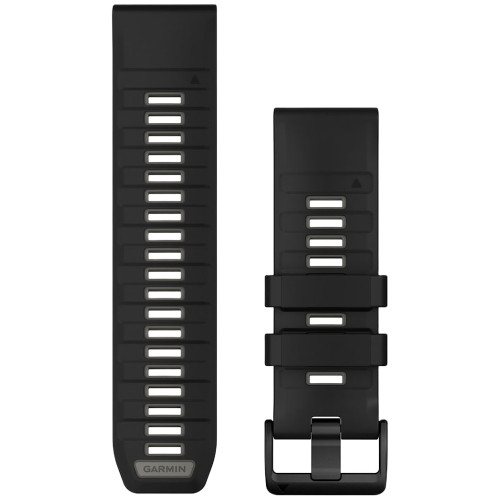 Garmin QuickFit 26mm Watch Band | Silicone | Black Pebble Gray