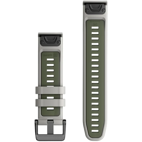 Garmin QuickFit 22mm Watch Band | Silicone | Fog Grey