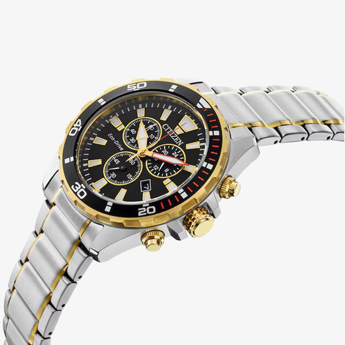 Citizen Mens Chronograph Watch | 44mm | Eco-Drive | Black