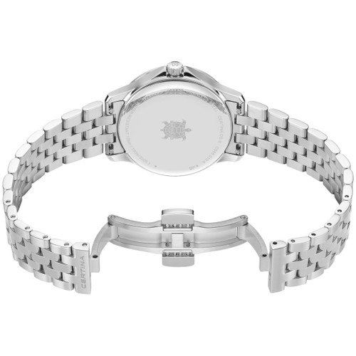 Certina DS-8 Lady Watch | Arabic Numerals | 31mm | Swiss Quartz | Silver