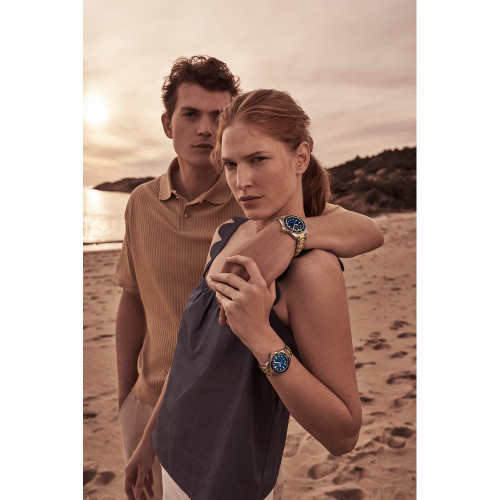 Certina DS Action Watch | 40mm | Swiss Quartz | Blue | Two Tone Bracelet