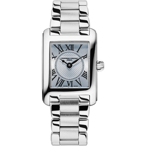 Frederique Constant Classics Carree Ladies Watch | 30mm | Swiss Quartz | Blue