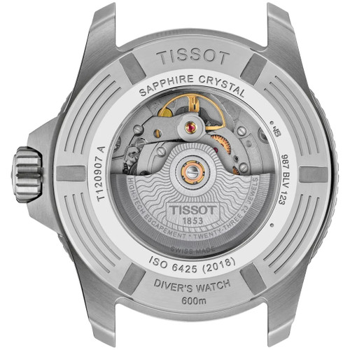 Tissot Seastar 2000 Powermatic 80 Watch | 600M Divers | 44mm | Swiss Automatic | Grey Gradient | Bracelet