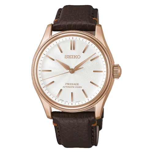 Seiko Presage Classic Series x Tomioka Silk Promotion Organisation Watch | Limited Edition | 38mm | Automatic | White Shiro-neri