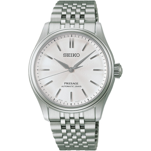 Seiko Presage Classic Series Shironeri Watch | 38mm | Automatic | White