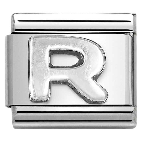 Nomination Composable Classic OXIDIZED LETTERS Charm | Silver | R