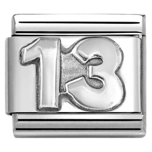 Nomination Composable Classic OXIDIZED SYMBOLS Charm | Silver | 13