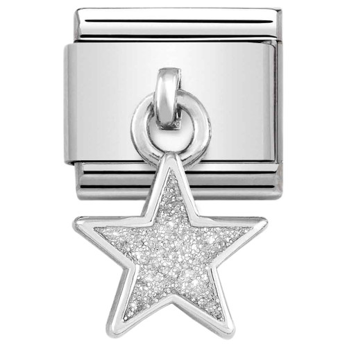 Nomination Composable Classic Charm | Stainless-steel | Silver | Glitter Star
