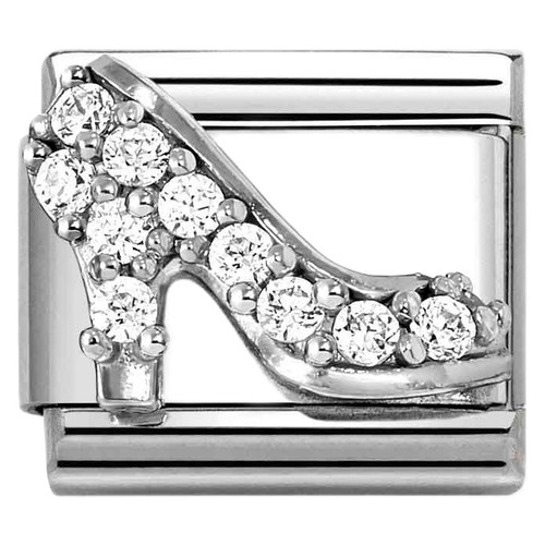 Nomination Composable Classic ZODIAC Charm | Stainless-steel | Silver | High-heeled Shoe