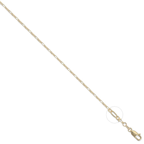 9ct Yellow Gold Figaro Chain | JCN004A-16