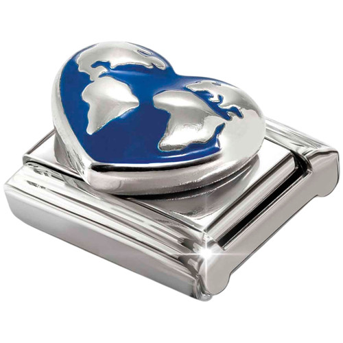 Nomination Composable Classic Charm | Silver | Heart Globe