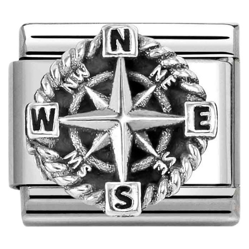 Nomination Composable Classic Charm | Silver | Compass