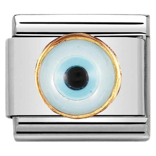 Nomination Composable Classic Charm | 18k Gold | Greek Eye