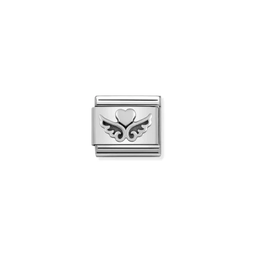 Nomination Composable Classic Charm | Stainless-steel | Silver | Heart with Wings