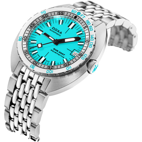 DOXA SUB 200T Aquamarine Watch | 200M | 39mm | Swiss Automatic | Teal