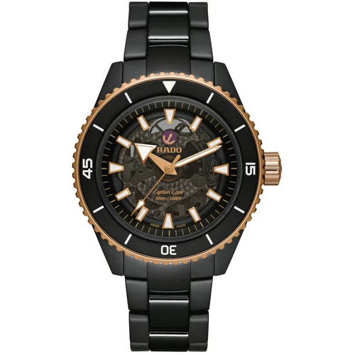 Rado Captain Cook High-Tech Ceramic Watch | 43mm | Swiss Automatic | Black