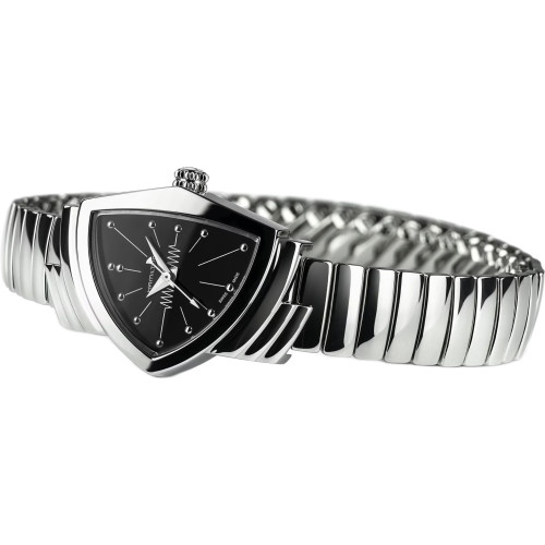 Hamilton Ventura S Watch | Swiss Quartz | 24mm x 36mm | Black