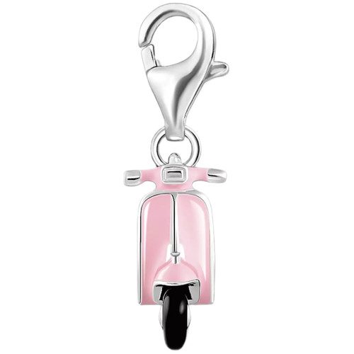 Thomas Sabo Pink Enamel Scooter Charm | Sterling Silver