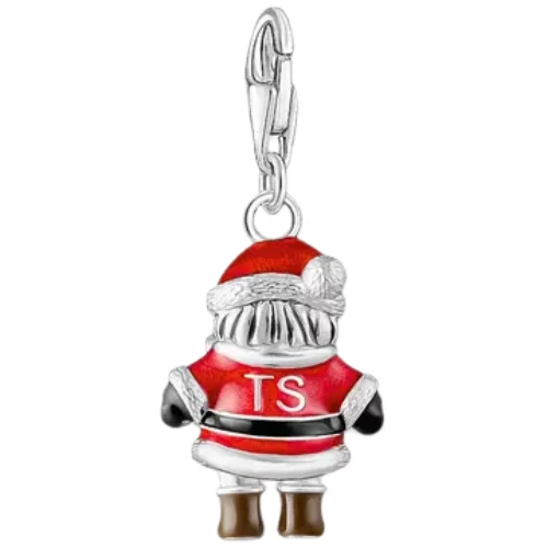 Thomas Sabo Enamel Santa Charm | Sterling Silver
