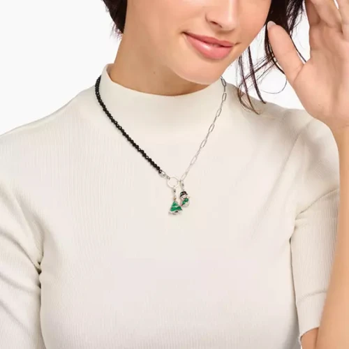 Thomas Sabo Green C Tree Charm | Sterling Silver