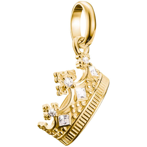 Thomas Sabo Connected Crown Charm | 18ct Yellow Gold Plated