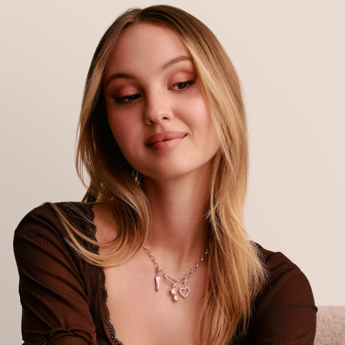 Thomas Sabo Tokyo Crush Pink Sunglasses Connected Charm | Sterling Silver