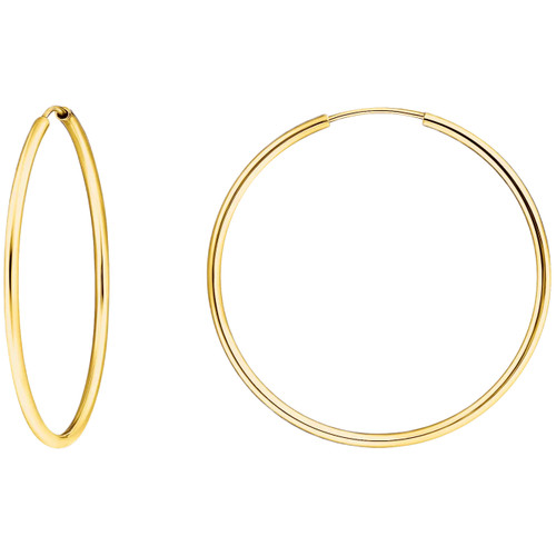Thomas Sabo Slim Hoop Earrings | 18ct Yellow Gold Plated | 40 mm