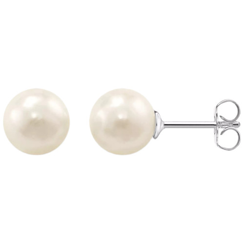 Thomas Sabo Stud Earrings | Sterling Silver | 8 mm | Pearl