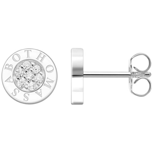 Thomas Sabo White Centre Stud Earrings | Sterling Silver | Cubic Zirconia