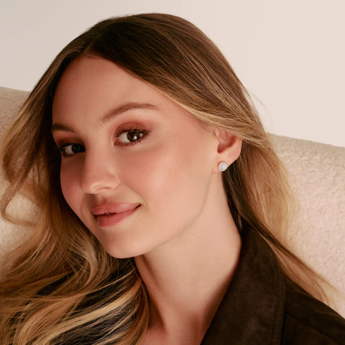 Thomas Sabo White Centre Stud Earrings | Sterling Silver | Cubic Zirconia
