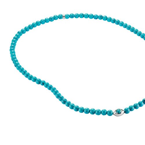 Thomas Sabo Eye Bead Elyndra Necklace | Sterling Silver | Turquoise | 55 cm