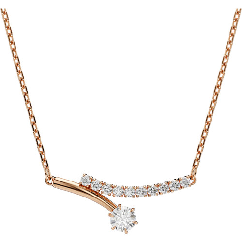 Swarovski White Matrix Necklace | Round Cut